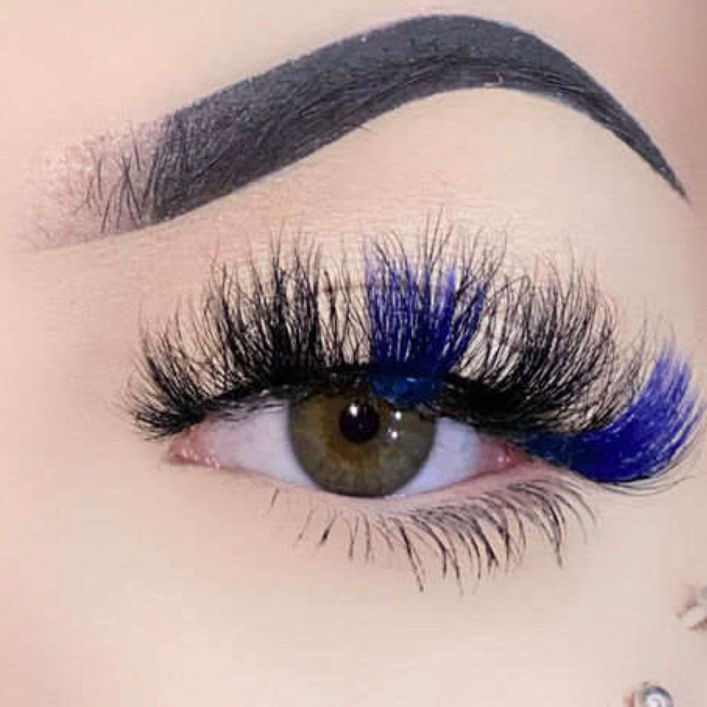Electric | Two-Toned Blue Strip Lash